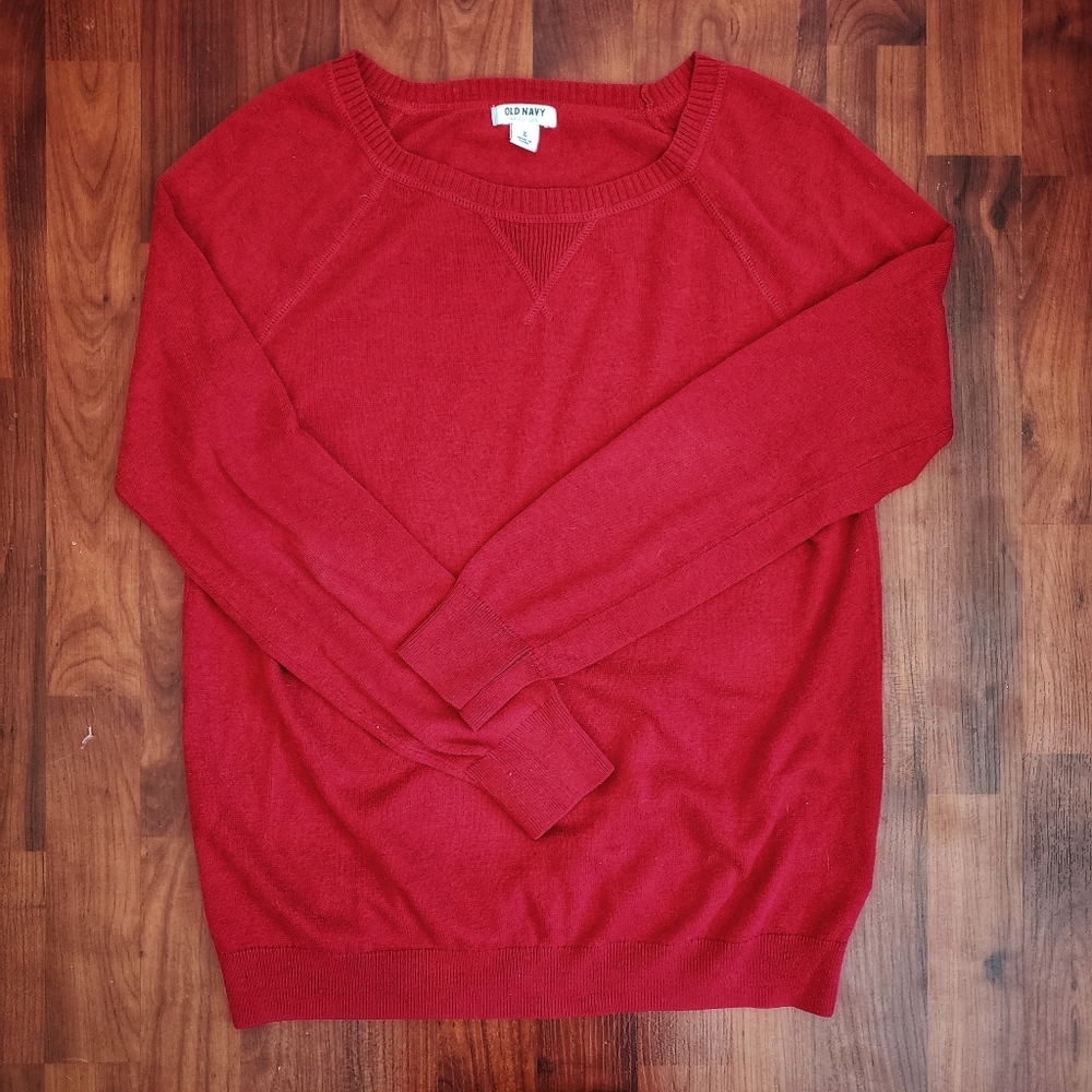3/$25 Old Navy red knit sweater